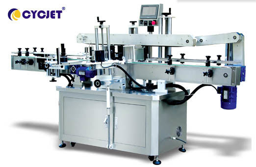 Automatic Mechanical Sticker Labeling Machine Horizontal Round Bottle ...