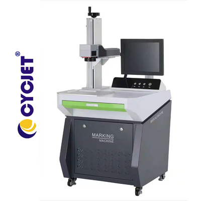 Desktop 30W Fiber Laser Coding And Marking Machine For Metal Product Engraving