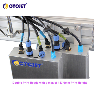 Galvanized Sheet High Resolution Inkjet Printer 14cm Large Logo Printing Machine