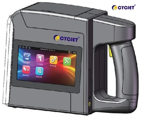 Portable Large Area Printing Handheld Ink Printer  Touch Screen CYCJET S88-4L