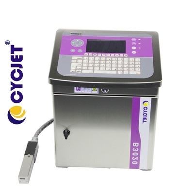 Industrial Continuous CIJ Inkjet Printer B3020 Tube Lot Number Coding