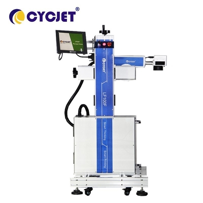 Fly Laser Marking Machine 50w Production Line For Printing On Metal