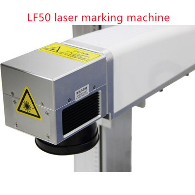 Jewelry Coding And Marking Machine Touch Screen 50w Fiber Fly Laser Printer