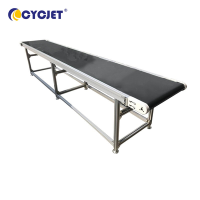 Motorized Food Packaging Conveyor Belt Heavy Duty Stainless Steel For Inkjet Coding