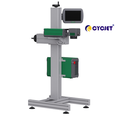High Speed Laser Marking Machine Fiber Fly Laser Printer For Cable / Wire