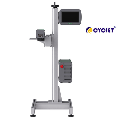 High Speed Laser Marking Machine Fiber Fly Laser Printer For Cable / Wire