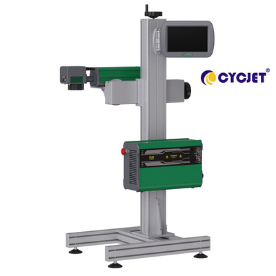 High Speed Laser Marking Machine Fiber Fly Laser Printer For Cable / Wire